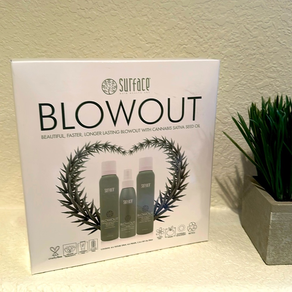 Surface blowout cannabis sativa seed oil trio set